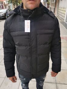 Мъжко зимно яке- черно