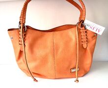 Дамска чанта-31022-оранжева