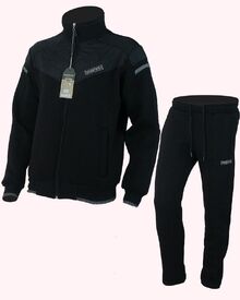 Ватиран мъжки спортен екип - Brando - черен