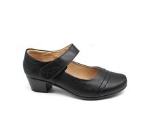 Дамски обувки с малко токче и лепка