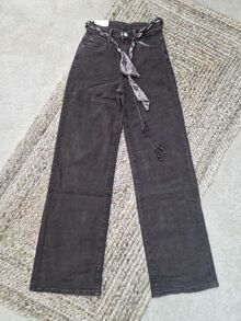 Дамски дълги дънки тъмно кяфеви