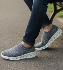 Мъжки текстилни маратонки-сиви